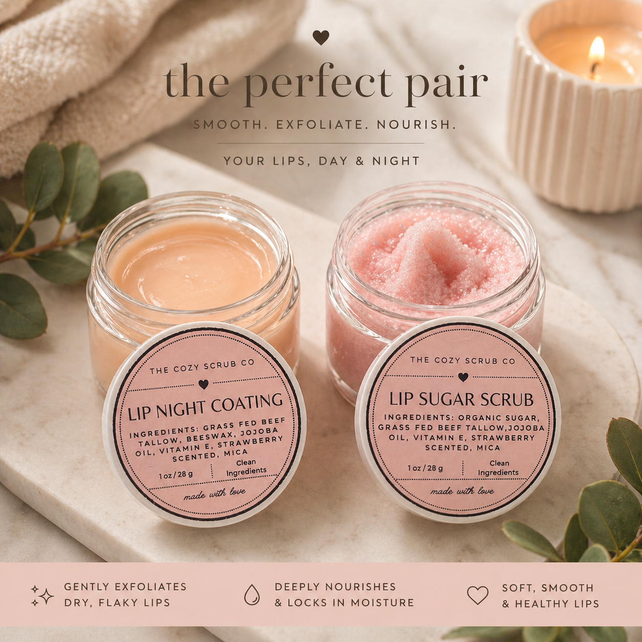 Lip Care Duo | Exfoliate + Restore