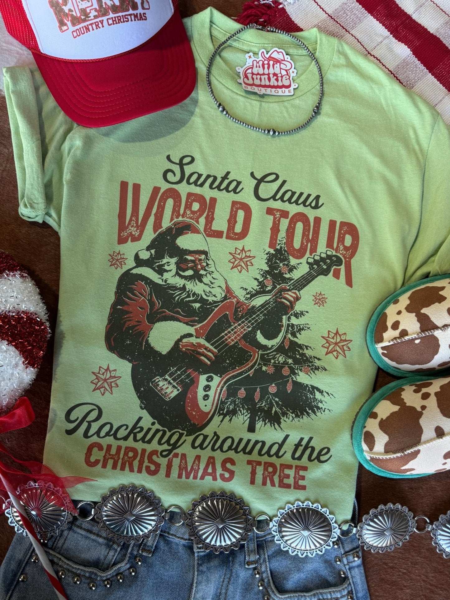 Santa Claus World Tour Graphic Tee