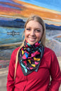 "Sassy Señorita" Wild Rag — Bold 36" Polyester Statement Scarf