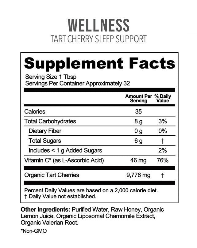 Tart Cherry Sleep Support 16oz