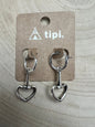 Western Snaffle Bit Dangle Hoop Earrings — Equestrian 1¼" Drop