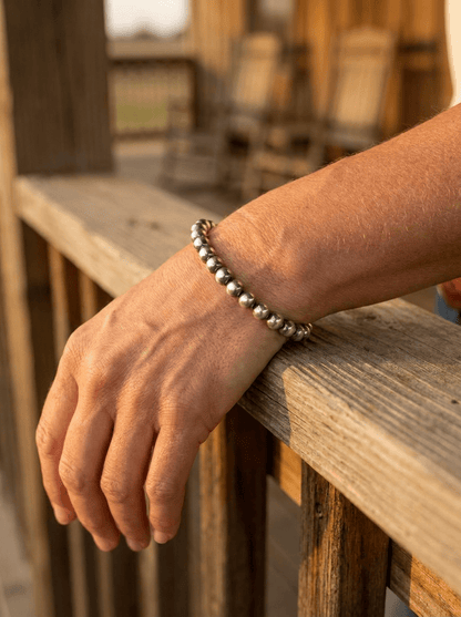 Sterling Pearl Bracelet — Available in 3mm, 4mm, 5mm, or 6mm