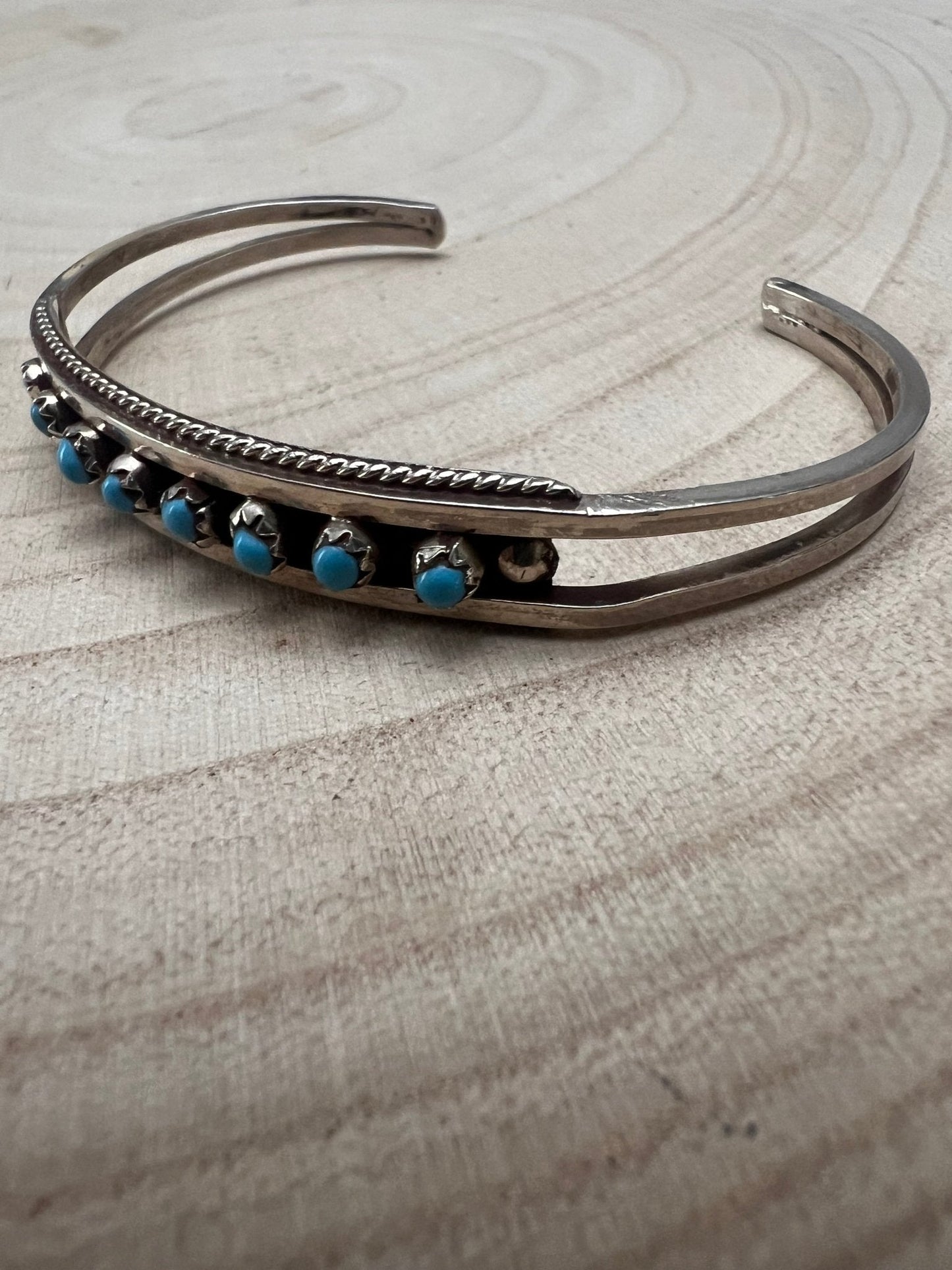 Susie Livingston Turquoise & Sterling Silver Bracelet