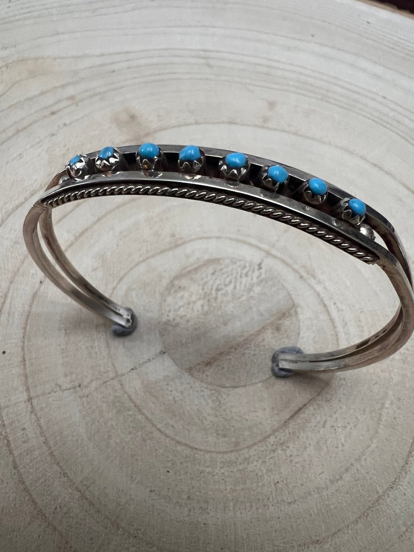 Susie Livingston Turquoise & Sterling Silver Bracelet