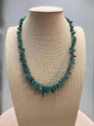 3mm Sterling Pearl Necklace with American Turquoise — 18 inch (One-of-a-Kind)