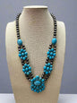Western Squash Faux Statement Necklace - 21 inch