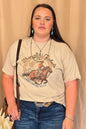 "Wranglin' Rebels" Western Graphic Tee — Jerzee 50/50 Sublimation Print Western Statement