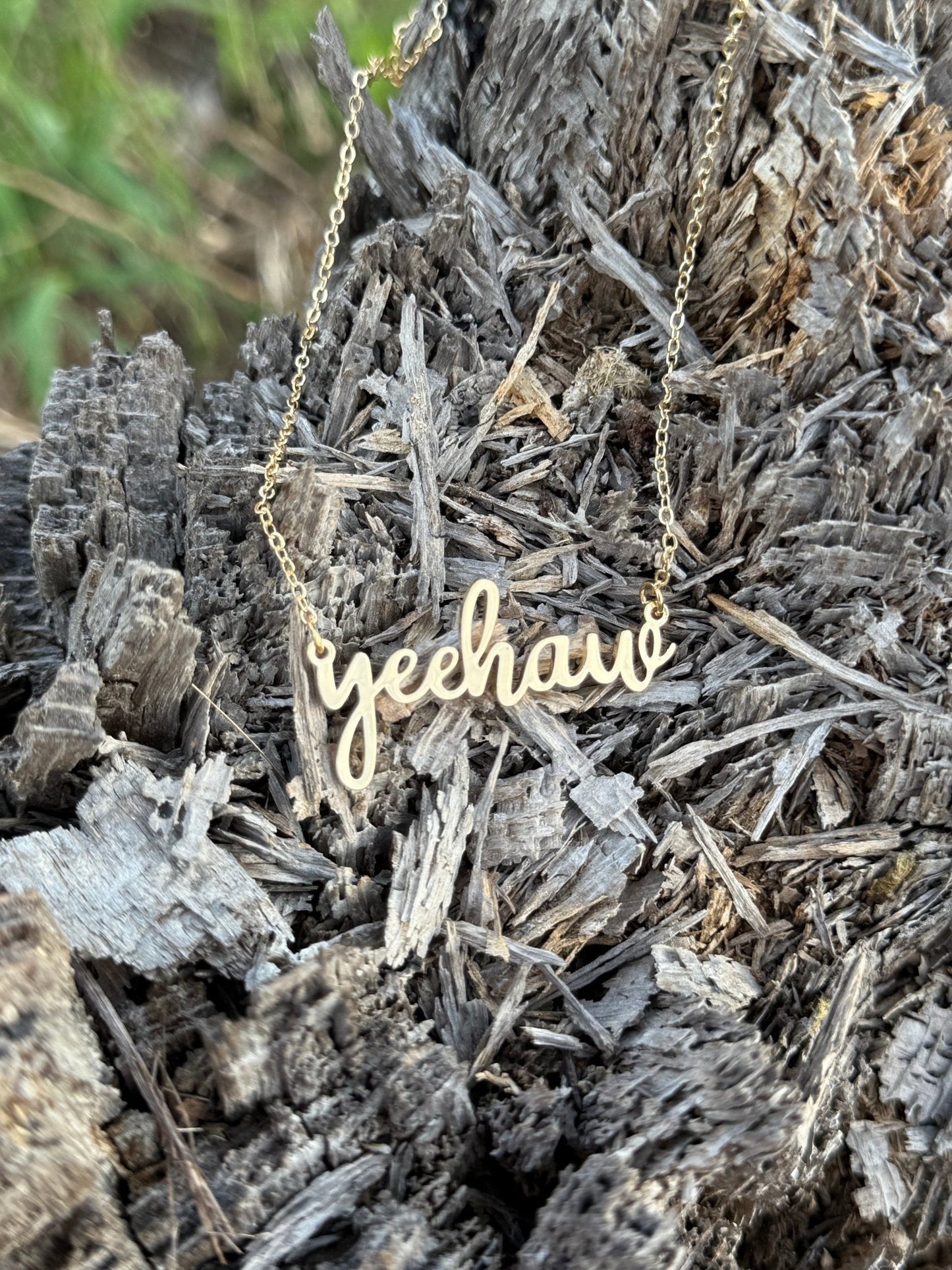 Yee Haw Chain Necklace